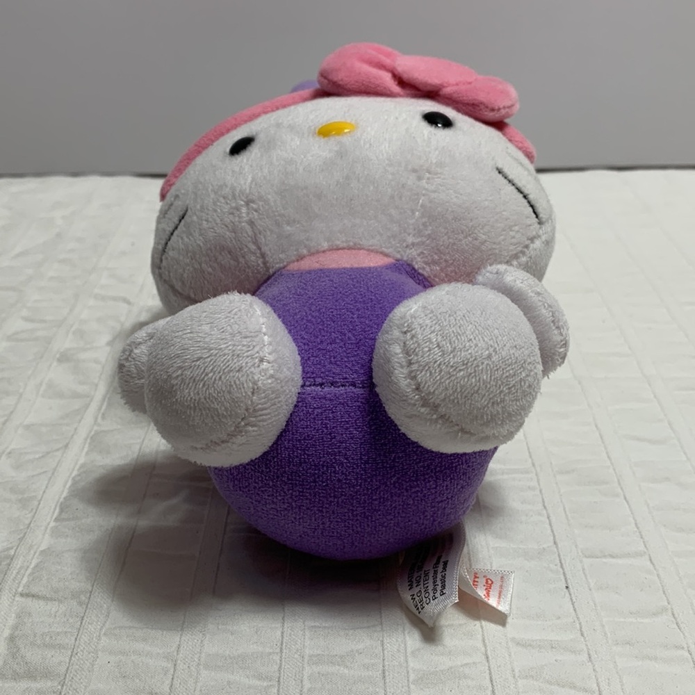 6” Ty Hello Kitty w/Bunny Ears Plush Beanie by Sanrio - Picture 6 of 11